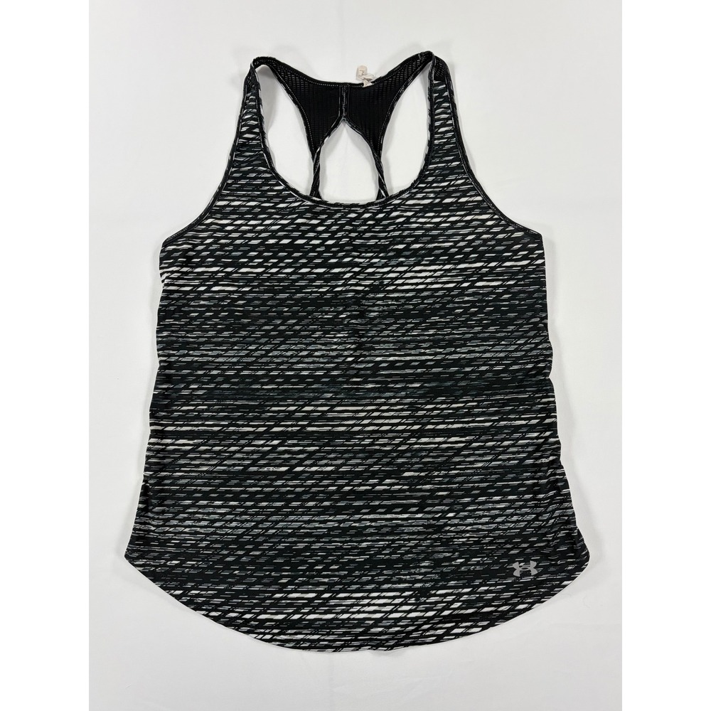 Under Armour Fly-By 2.0 Tank Top Womens Small Racerback Mesh HeatGear Space Dye